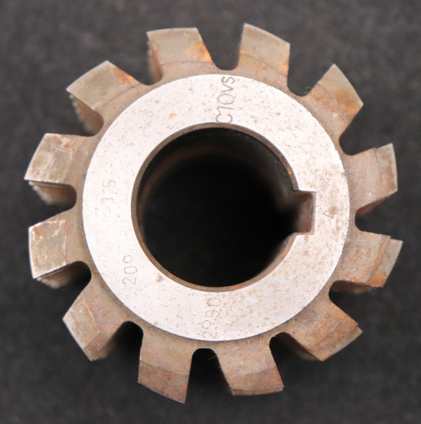 Bild des Artikels HENTZEN-Zahnrad-Wälzfräser-m=-3,5mm-EGW-20°-Ø80x70xØ32mm-mit-LKN