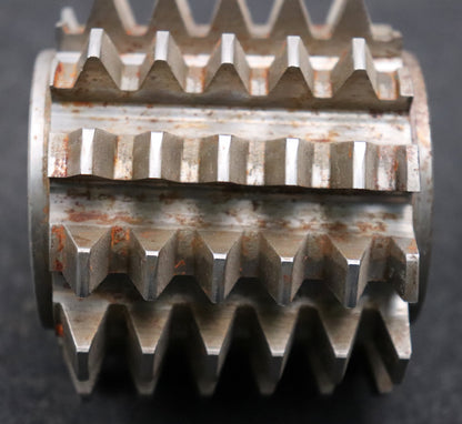 Bild des Artikels PWS-Zahnrad-Wälzfräser-gear-hob-m=-3,5mm-EGW-20°-BPIV-nach-DIN-3972-Ø80x70xØ32mm