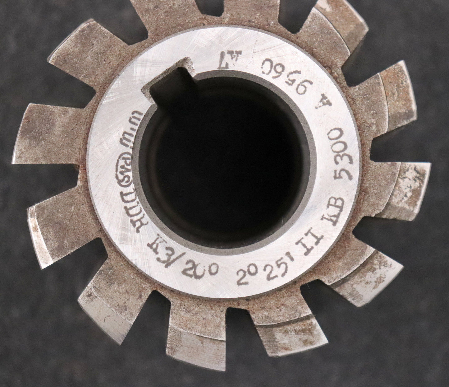 Bild des Artikels PWS-Zahnrad-Wälzfräser-gear-hob-m=-3,0mm-EGW-20°-BPII-DIN-3972-Ø80x70xØ32mm