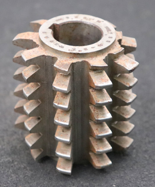 Bild des Artikels R.STOCK-Zahnrad-Wälzfräser-gear-hob-m=-3,5mm-EGW-20°-Ø71x76xØ27mm-mit-LKN