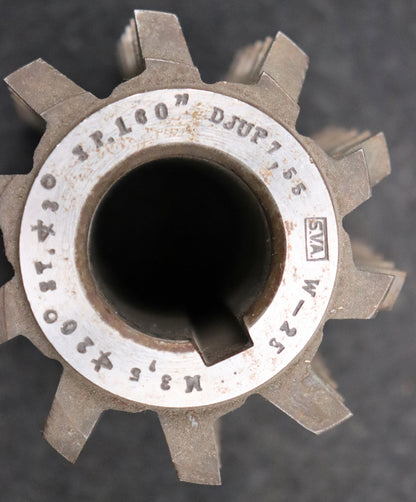 Bild des Artikels SVA-Zahnrad-Wälzfräser-gear-hob-m=-3,5mm-EGW-20°-Ø72x71xØ27mm-mit-LKN