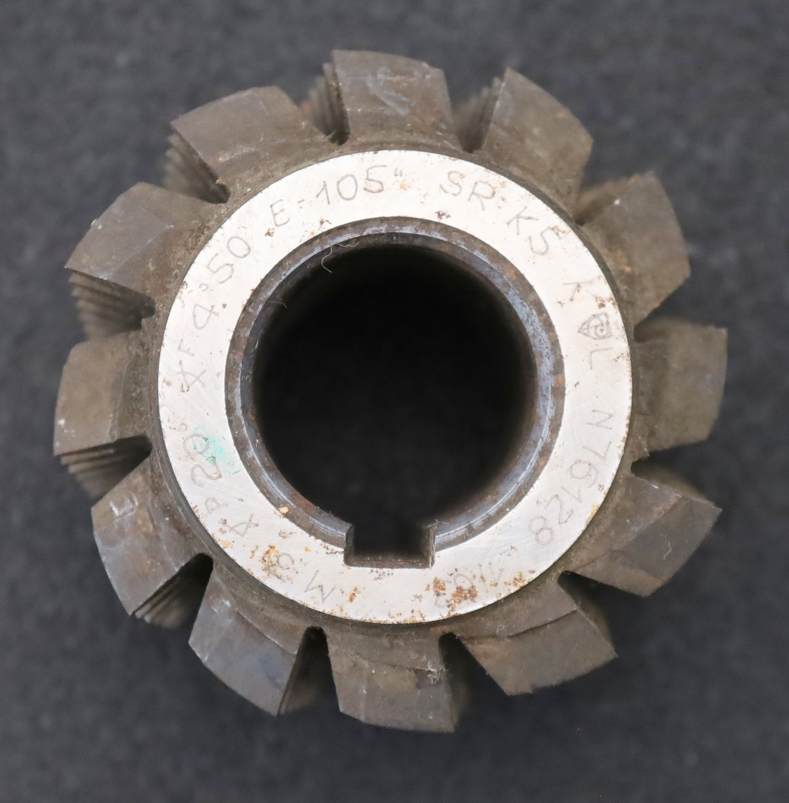 Bild des Artikels KL-Zahnrad-Wälzfräser-gear-hob-m=-3,0mm-EGW-20°-Ø80x70xØ32mm-LKN-1gg.-Rechts