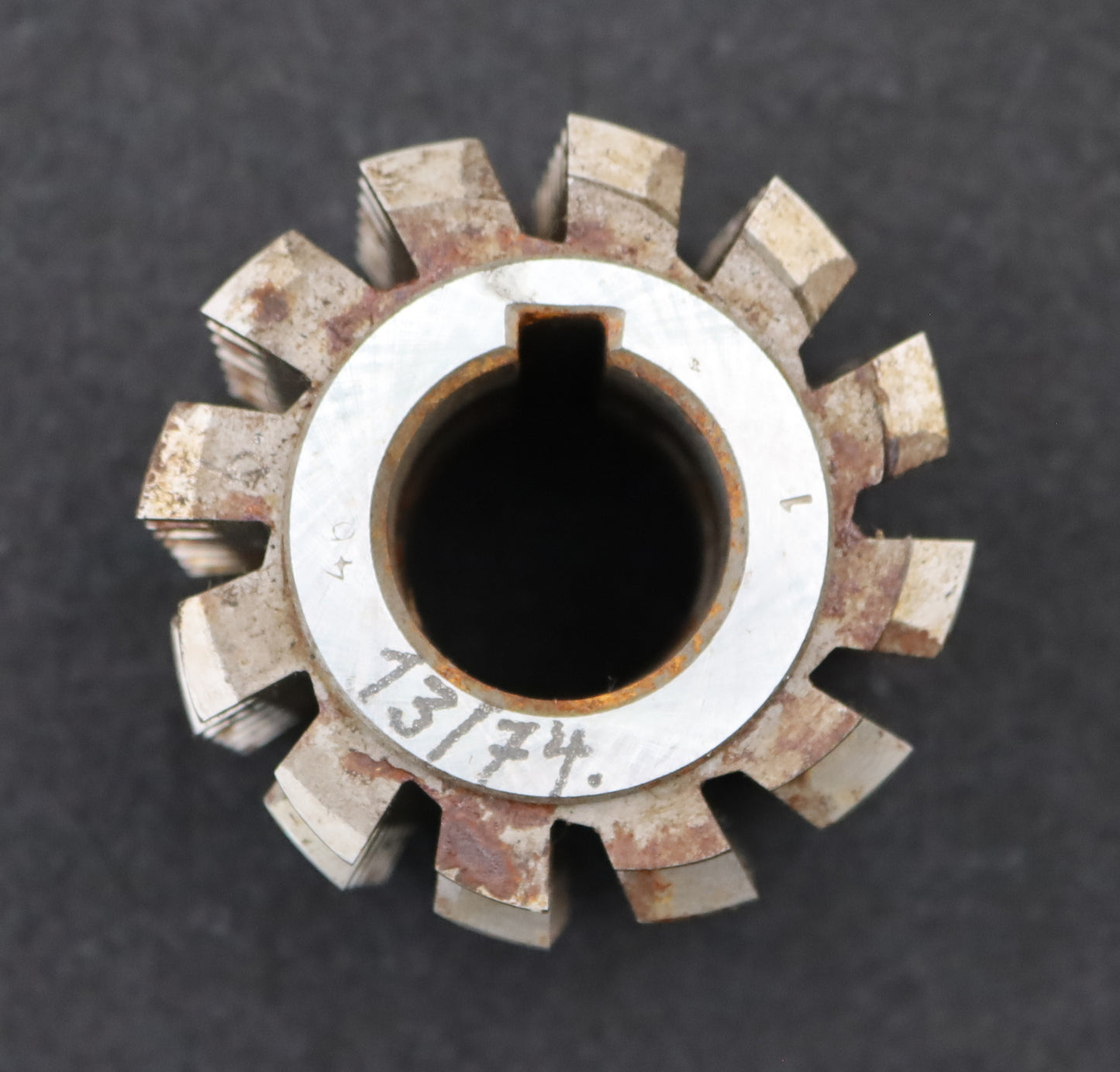 Bild des Artikels Zahnrad-Wälzfräser-gear-hob-m=-3,0mm-EGW-20°-BPIII-DIN-3972-Ø81x75xØ27mm