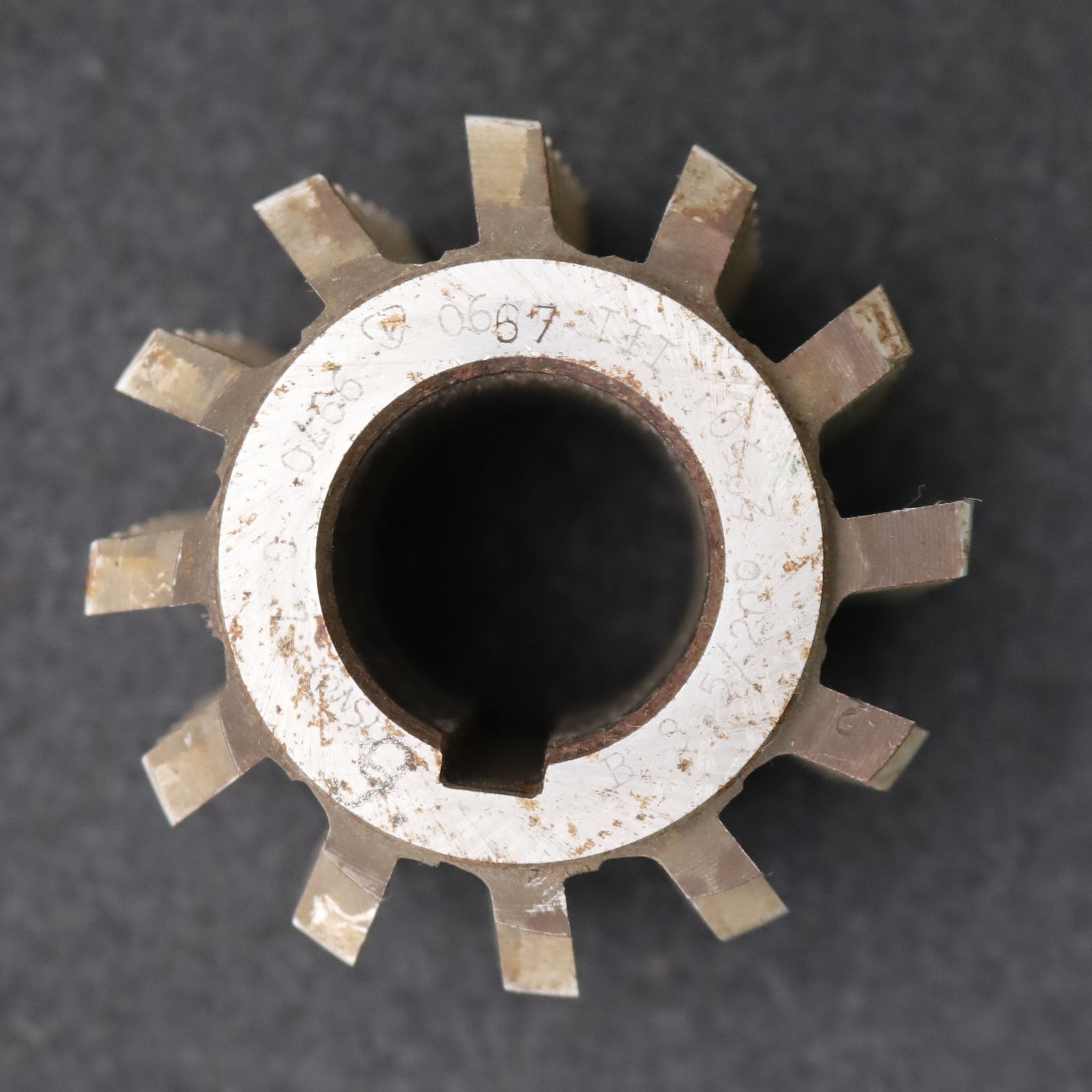 Bild des Artikels PWS-Zahnrad-Wälzfräser-gear-hob-m=-3,5mm-EGW-20°-BPIII-Ø78x70xØ32mm-DIN-3972