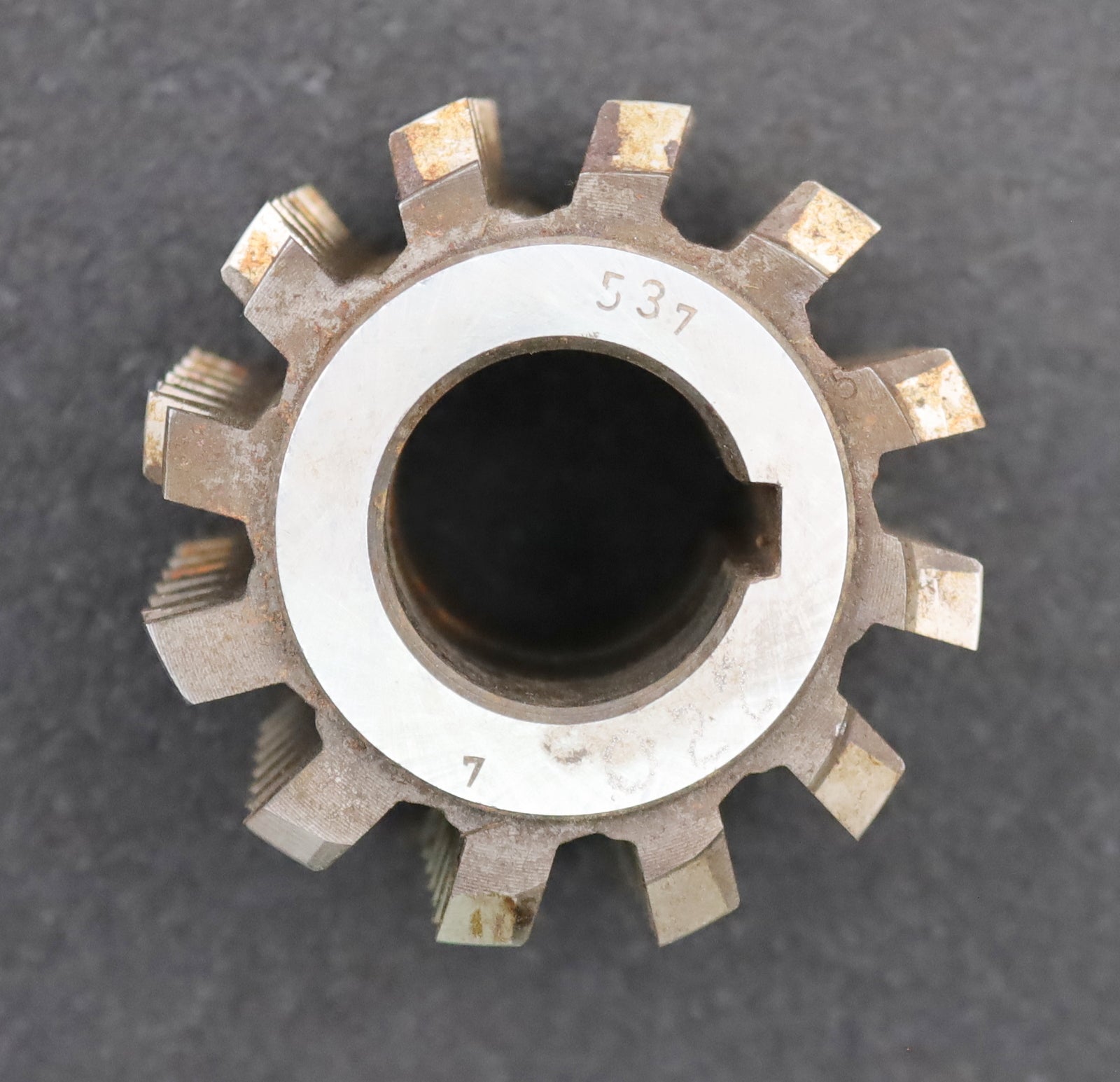 Bild des Artikels PWS-Zahnrad-Wälzfräser-gear-hob-m=-3,0mm-EGW-20°-BPII-nach-DIN-3972-Ø81x70xØ32mm