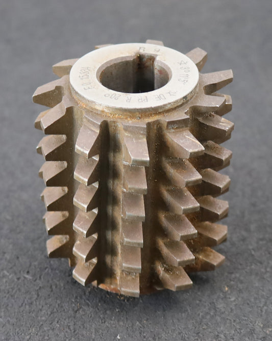 Bild des Artikels Zahnrad-Wälzfräser-gear-hob-m=-4,0mm-EGW-20°-Ø80x91xØ27mm-mit-LKN-1gg.-Links