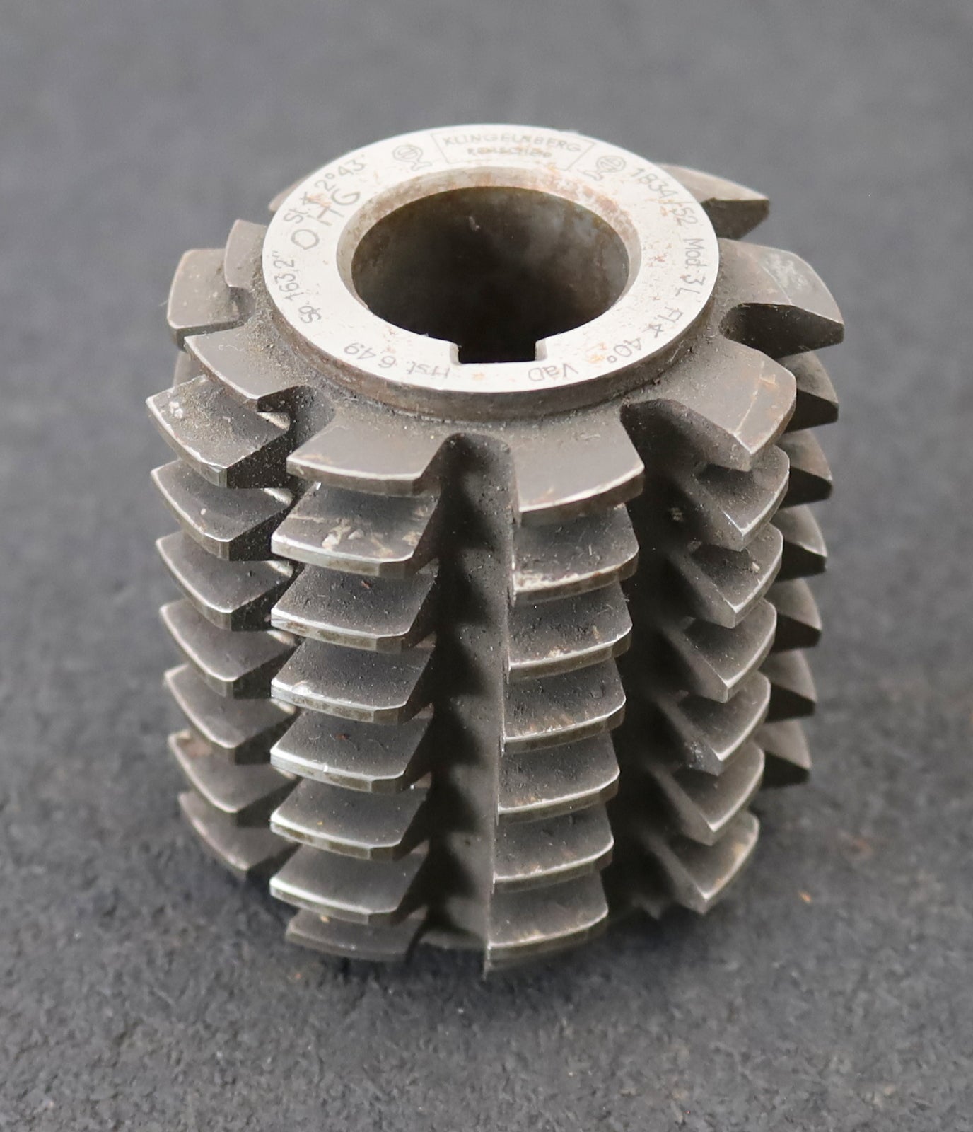 Bild des Artikels KLINGELNBERG-Zahnrad-Wälzfräser-gear-hob-m=-3,0mm-EGW-20°-Ø69x75xØ27mm-mit-LKN