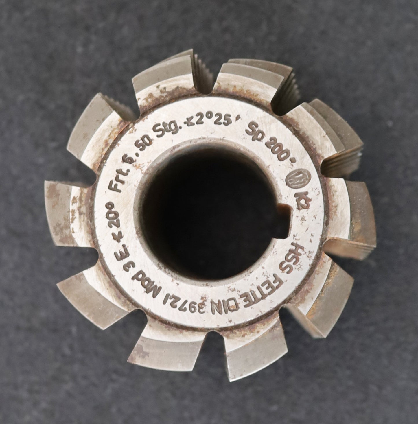 Bild des Artikels FETTE-Zahnrad-Wälzfräser-gear-hob-m=-3,0mm-EGW-20°-BPI-DIN-3972-Ø81x70xØ32mm