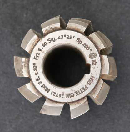 Bild des Artikels FETTE-Zahnrad-Wälzfräser-gear-hob-m=-3,0mm-EGW-20°-BPI-DIN-3972-Ø81x70xØ32mm