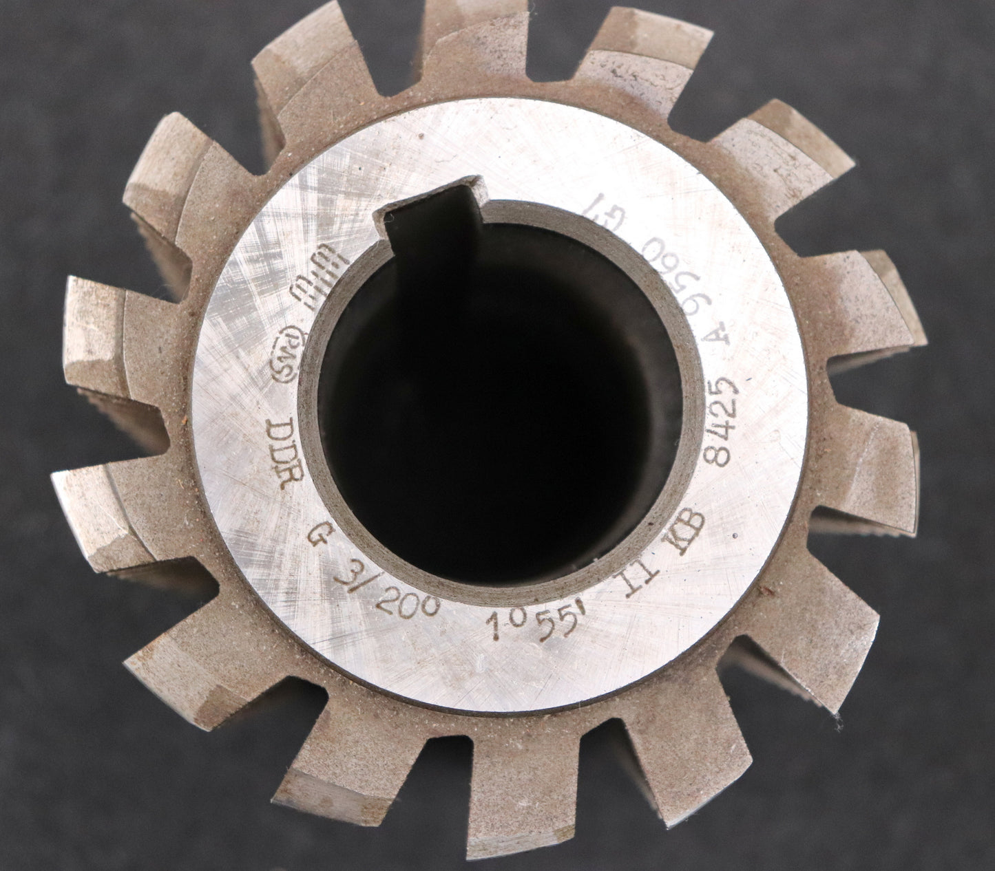 Bild des Artikels PWS-Zahnrad-Wälzfräser-gear-hob-m=-3,0mm-20°-EGW-BPII-DIN-3972-Ø101x108xØ40mm