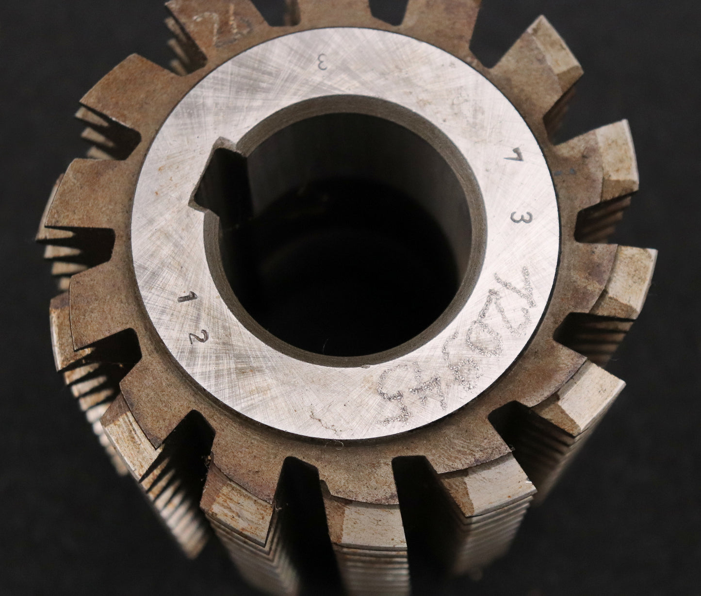 Bild des Artikels PWS-Zahnrad-Wälzfräser-gear-hob-m=-3,0mm-20°-EGW-BPII-DIN-3972-Ø101x108xØ40mm