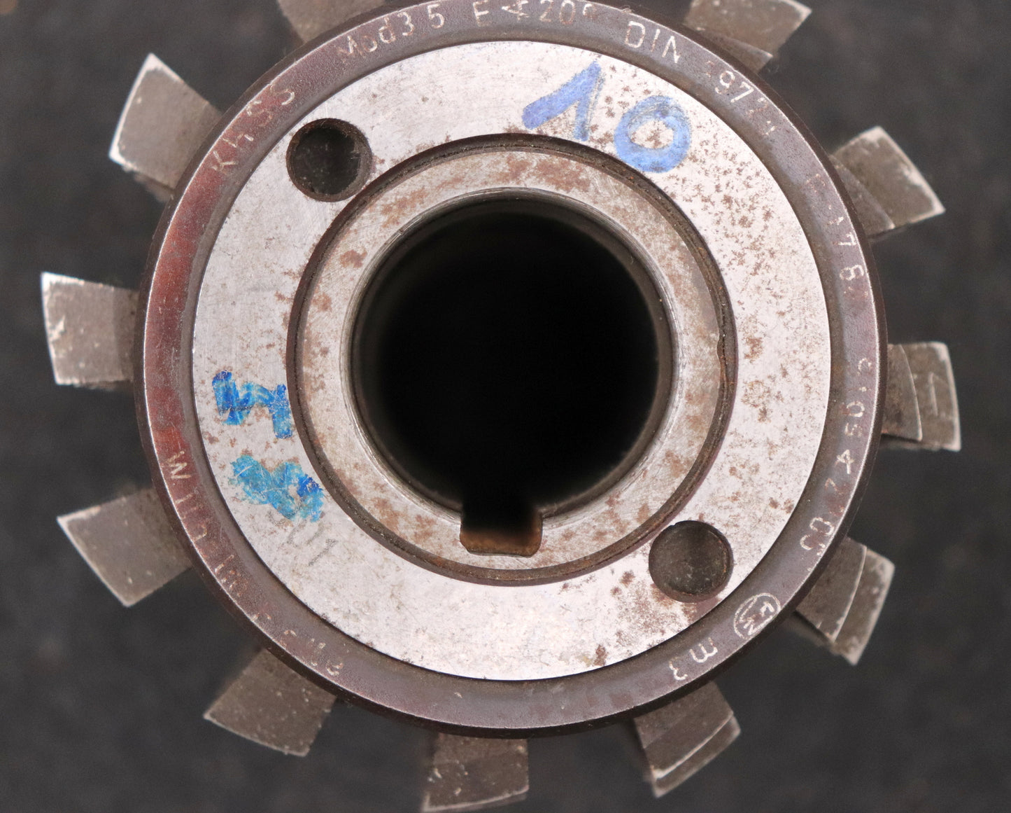 Bild des Artikels FETTE-Zahnrad-Wälzfräser-gear-hob-m=-3,5mm-20°-EGW-BPII-nach-DIN-3972