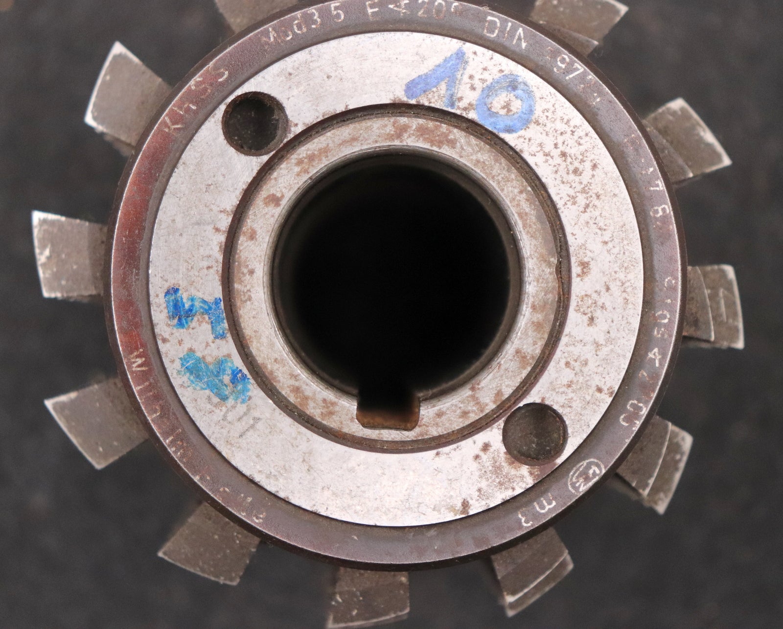 Bild des Artikels FETTE-Zahnrad-Wälzfräser-gear-hob-m=-3,5mm-20°-EGW-BPII-nach-DIN-3972