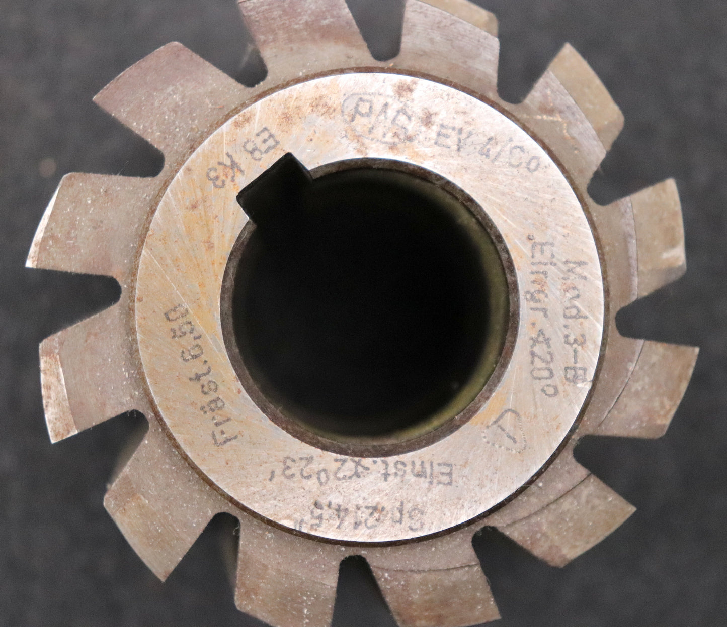 Bild des Artikels PWS-Zahnrad-Wälzfräser-gear-hob-m=-3,0mm-20°-EGW-Ø80x71xØ32mm-mit-LKN-1gg.-Links