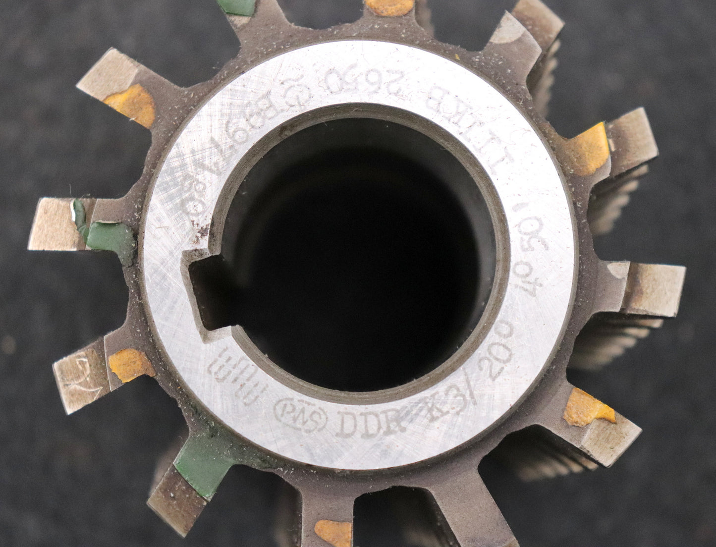 Bild des Artikels PWS-Zahnrad-Wälzfräser-gear-hob-m=-3,0mm-20°-EGW-BPIII-DIN-3972-Ø80x71xØ32mm-HSS