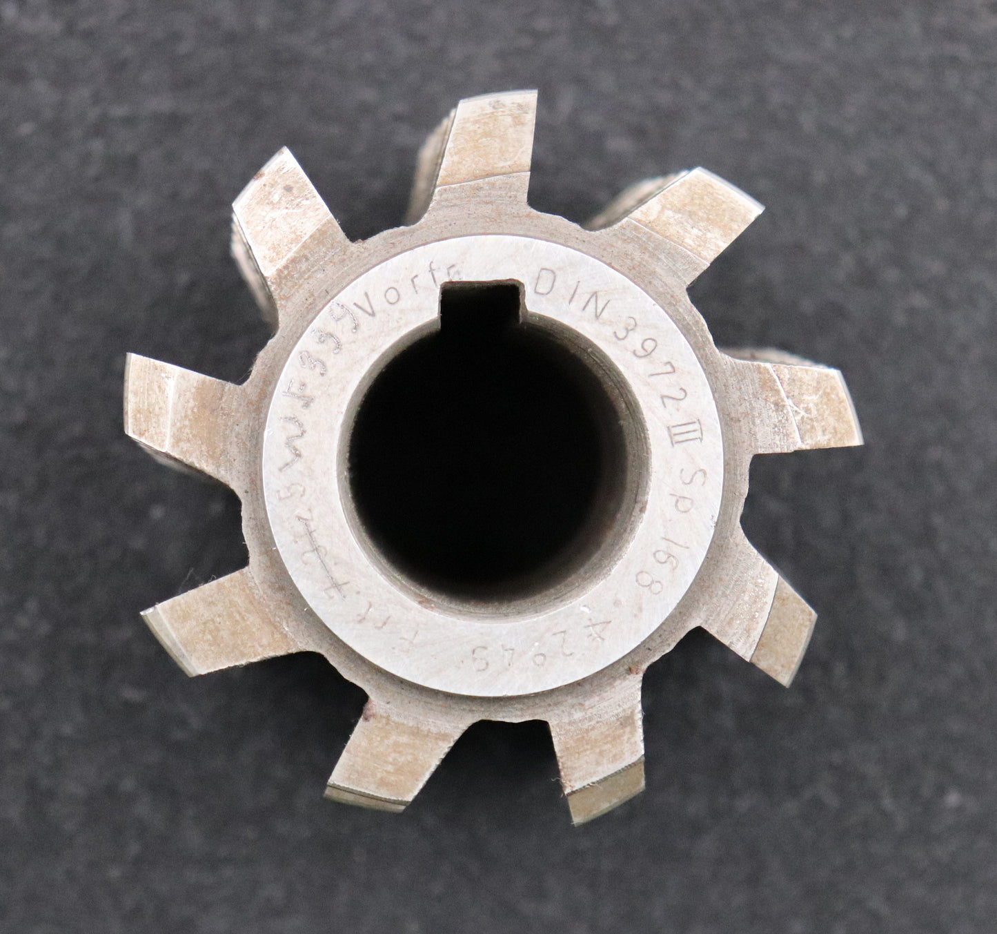 Bild des Artikels FETTE-Zahnrad-Wälzfräser-m=-3,25mm-EGW-20°-BPIII-nach-DIN-3972-Ø70x70xØ27mm