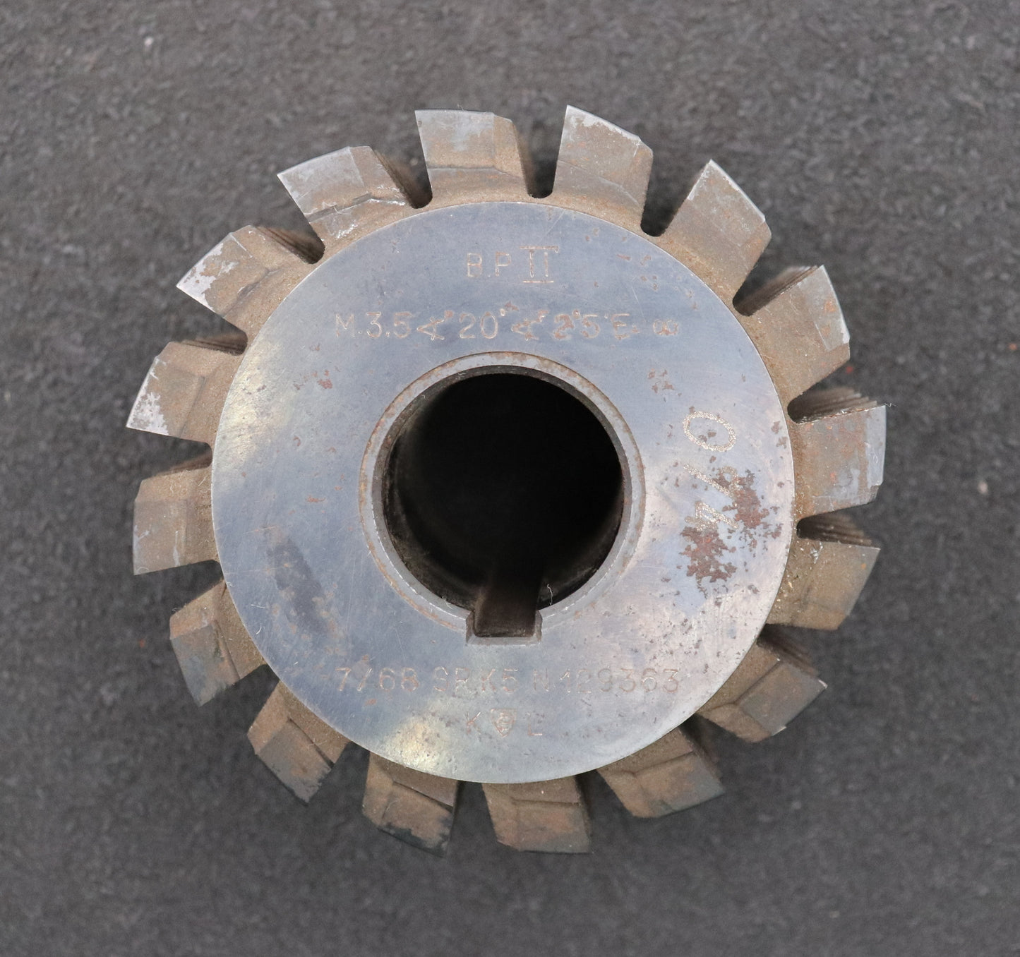 Bild des Artikels KLINGELNBERG-Zahnrad-Wälzfräser-m=-3,5mm-EGW-20°-BPIII-DIN-3972-Ø104x71xØ32mm