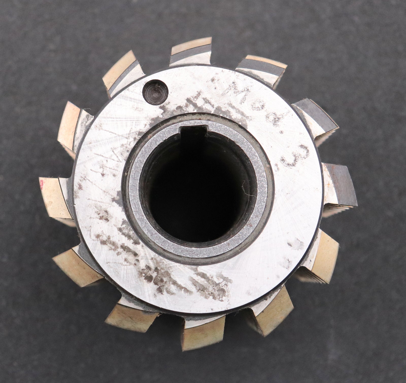 Bild des Artikels FETTE-Zahnrad-Wälzfräser-m=-3,0mm-EGW-20°-BPII-DIN-3972-Ø100x110xØ32mm-mit-LKN