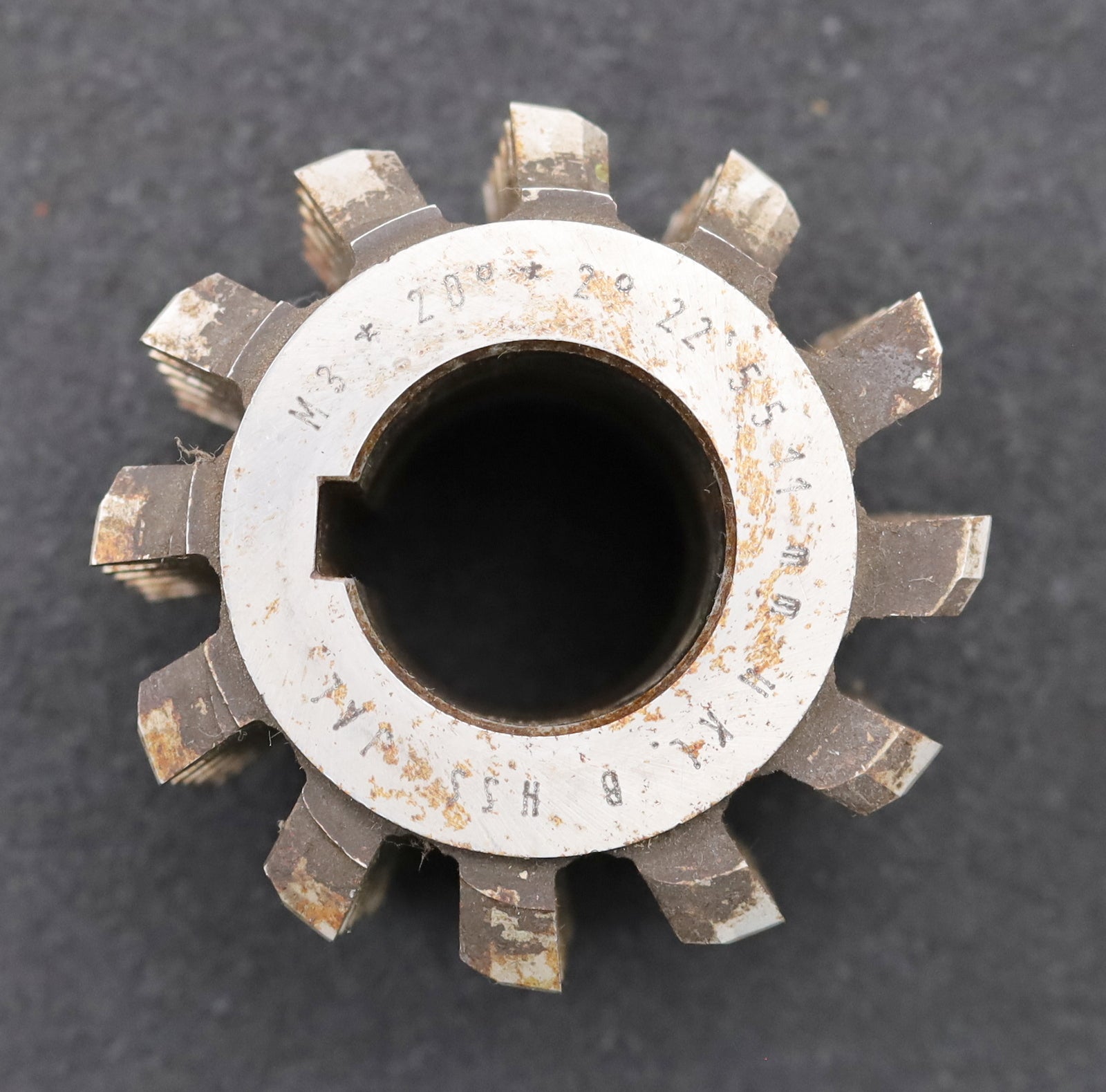 Bild des Artikels Zahnrad-Wälzfräser-m=-3,0mm-EGW-20°-BPII-nach-DIN-3972-Ø80x72xØ32mm-LKN