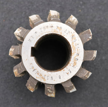 Bild des Artikels Zahnrad-Wälzfräser-m=-3,0mm-EGW-20°-BPII-nach-DIN-3972-Ø80x72xØ32mm-LKN