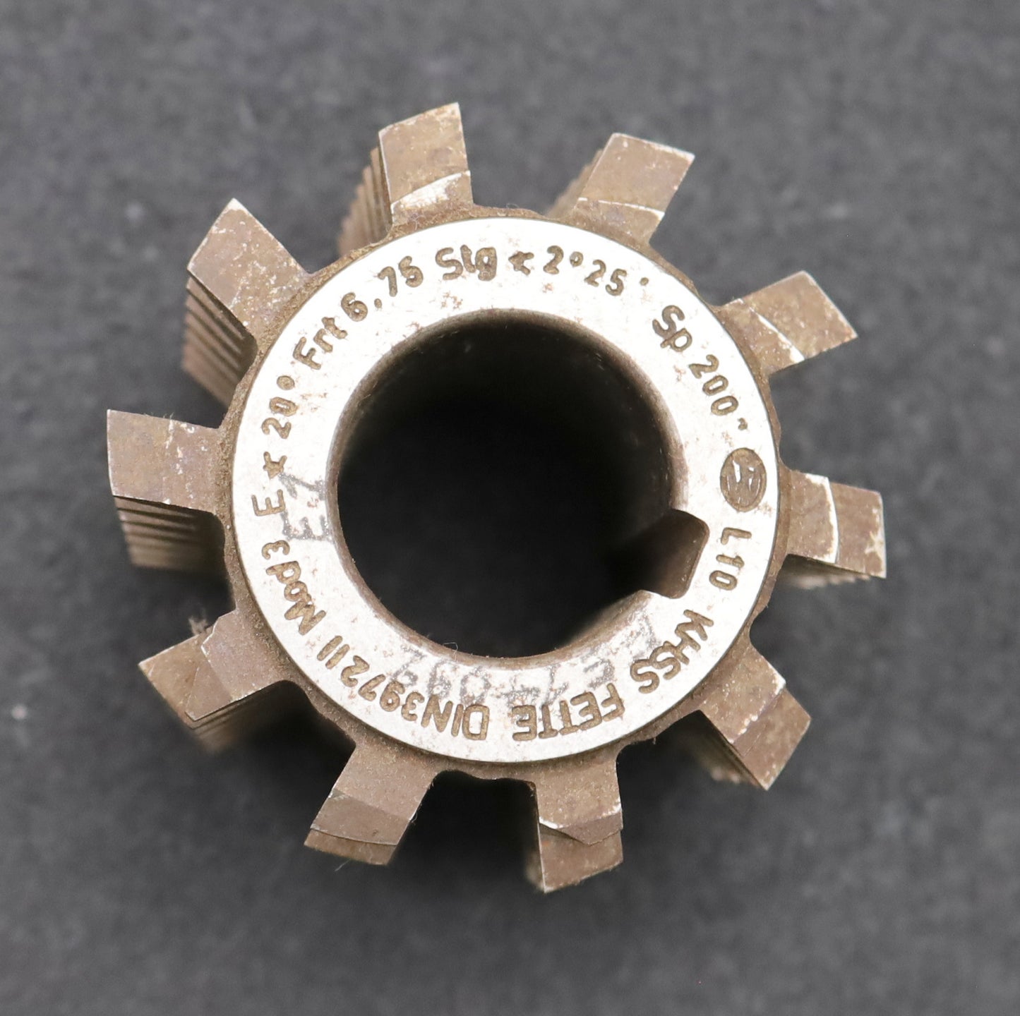 Bild des Artikels FETTE-Zahnrad-Wälzfräser-m=-3,0mm-EGW-20°-BPII-nach-DIN-3972-Ø80x72xØ32mm-LKN