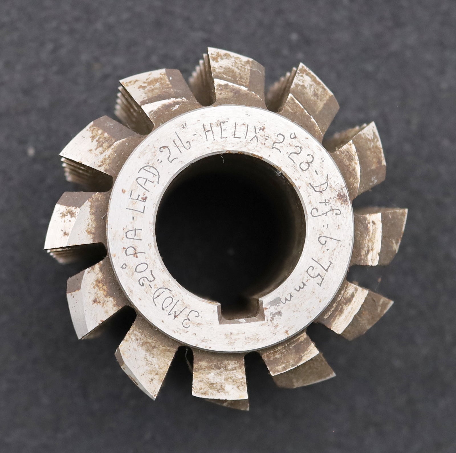 Bild des Artikels DORMER-Zahnrad-Wälzfräser-m=-3,0mm-EGW-20°-Ø80x72xØ32mm-mit-LKN-1gg.-Rechts