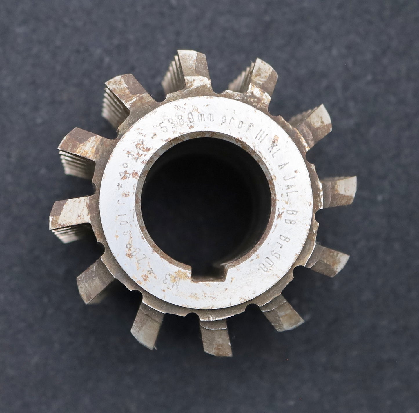 Bild des Artikels Zahnrad-Wälzfräser-m=-3,0mm-EGW-20°-BPIII-nach-DIN-3972-Ø80x72xØ32mm-mit-LKN