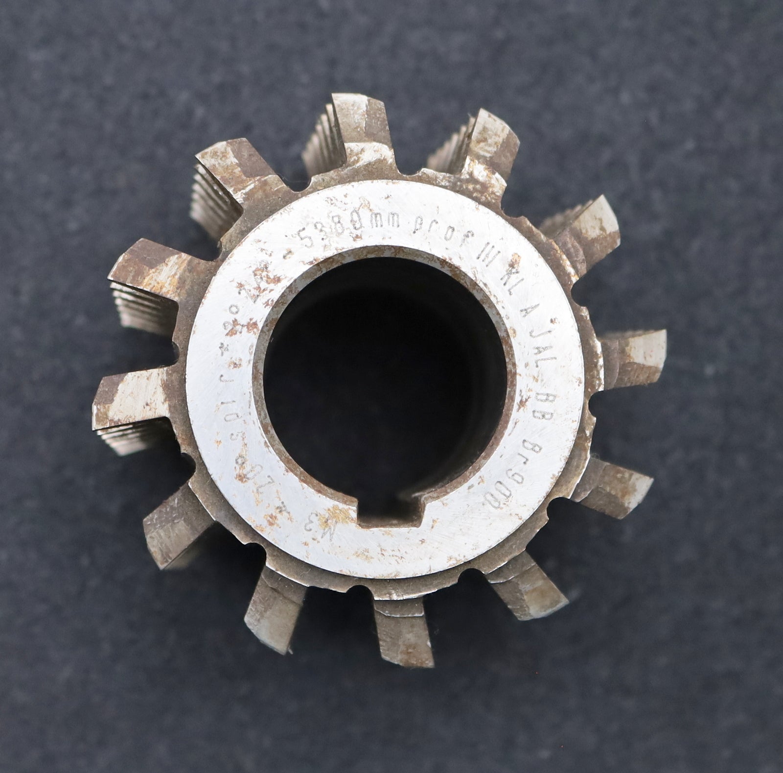 Bild des Artikels Zahnrad-Wälzfräser-m=-3,0mm-EGW-20°-BPIII-nach-DIN-3972-Ø80x72xØ32mm-mit-LKN