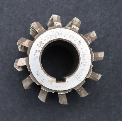 Bild des Artikels Zahnrad-Wälzfräser-m=-3,0mm-EGW-20°-BPIII-nach-DIN-3972-Ø80x72xØ32mm-mit-LKN