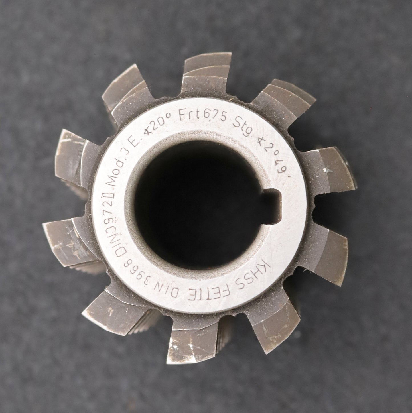 Bild des Artikels FETTE-Zahnrad-Wälzfräser-m=-3,0mm-EGW-20°-BPII-nach-DIN-3972-Ø90x71xØ27mm