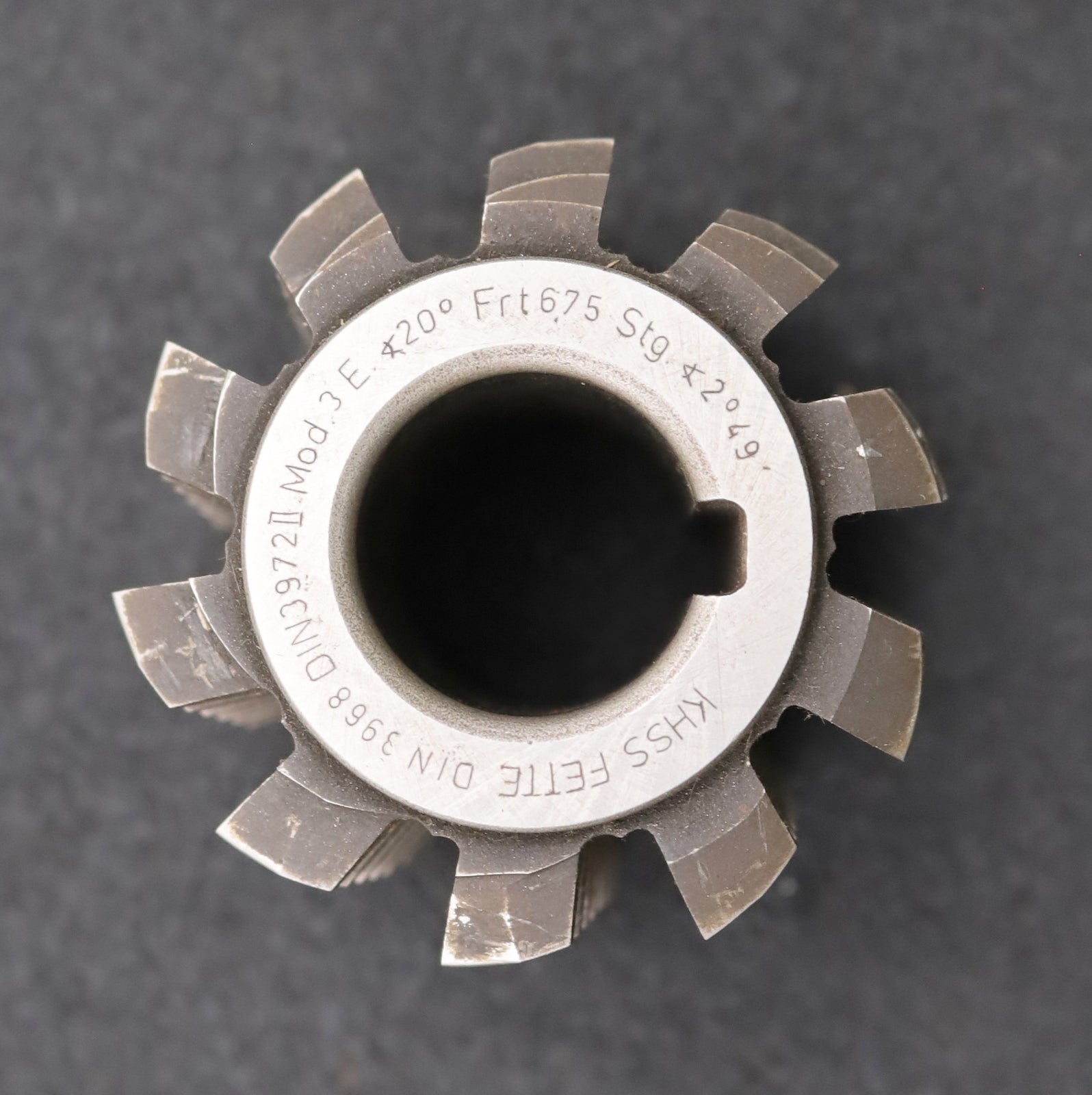 Bild des Artikels FETTE-Zahnrad-Wälzfräser-m=-3,0mm-EGW-20°-BPII-nach-DIN-3972-Ø90x71xØ27mm