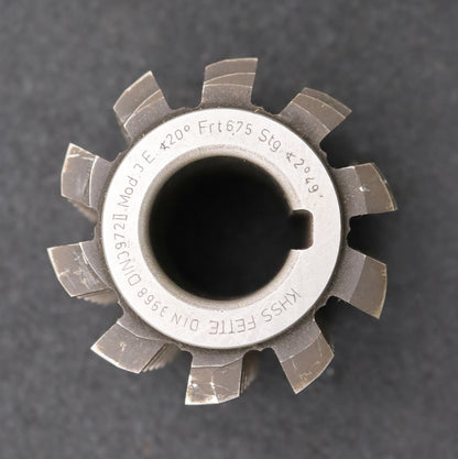 Bild des Artikels FETTE-Zahnrad-Wälzfräser-m=-3,0mm-EGW-20°-BPII-nach-DIN-3972-Ø90x71xØ27mm