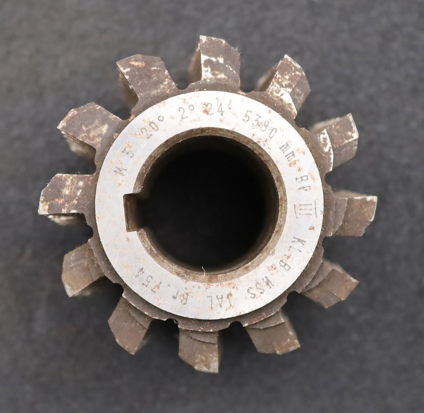 Bild des Artikels Zahnrad-Wälzfräser-m=-5,0mm-EGW-20°-BPIII-nach-DIN-3972-Ø79x70xØ32mm-mit-LKN