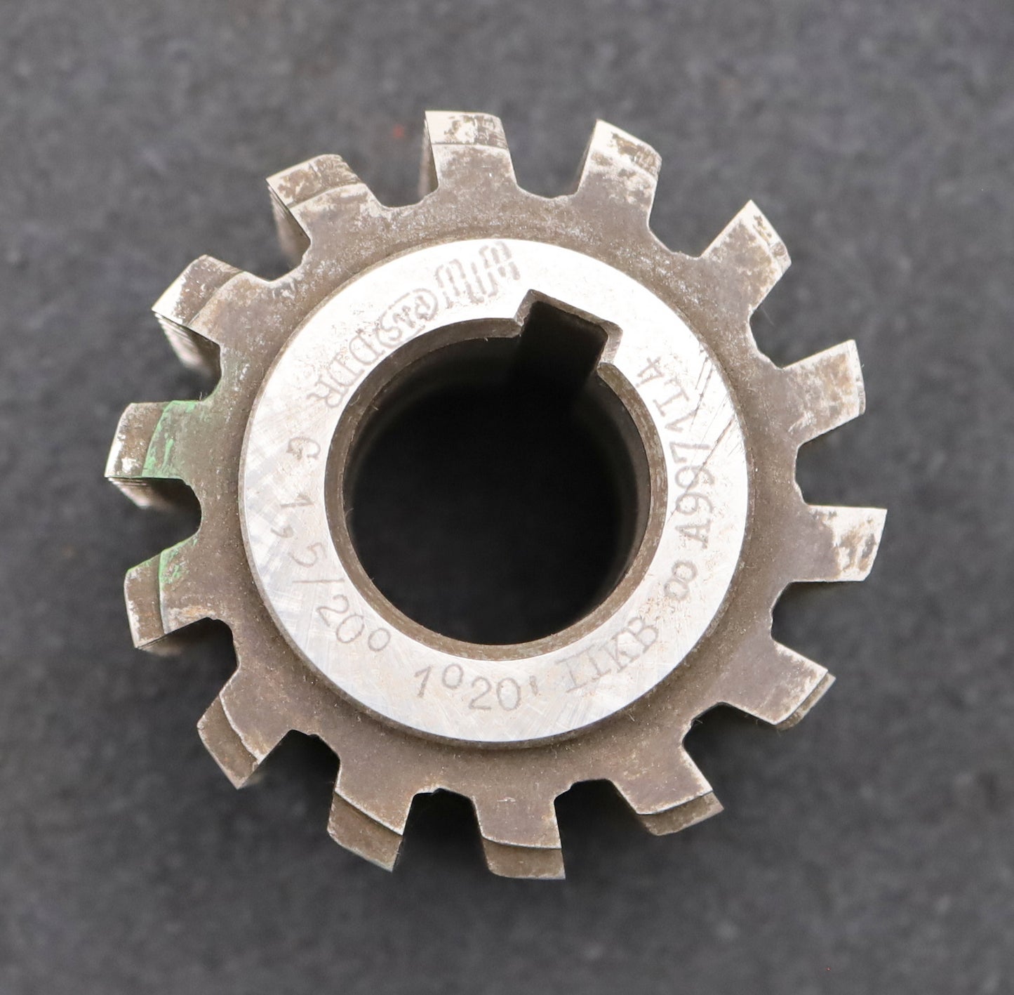 Bild des Artikels PWS-Zahnrad-Wälzfräser-m=-1,5mm-EGW-20°-BPII-nach-DIN-3972-Ø70x58xØ27mm-mit-LKN