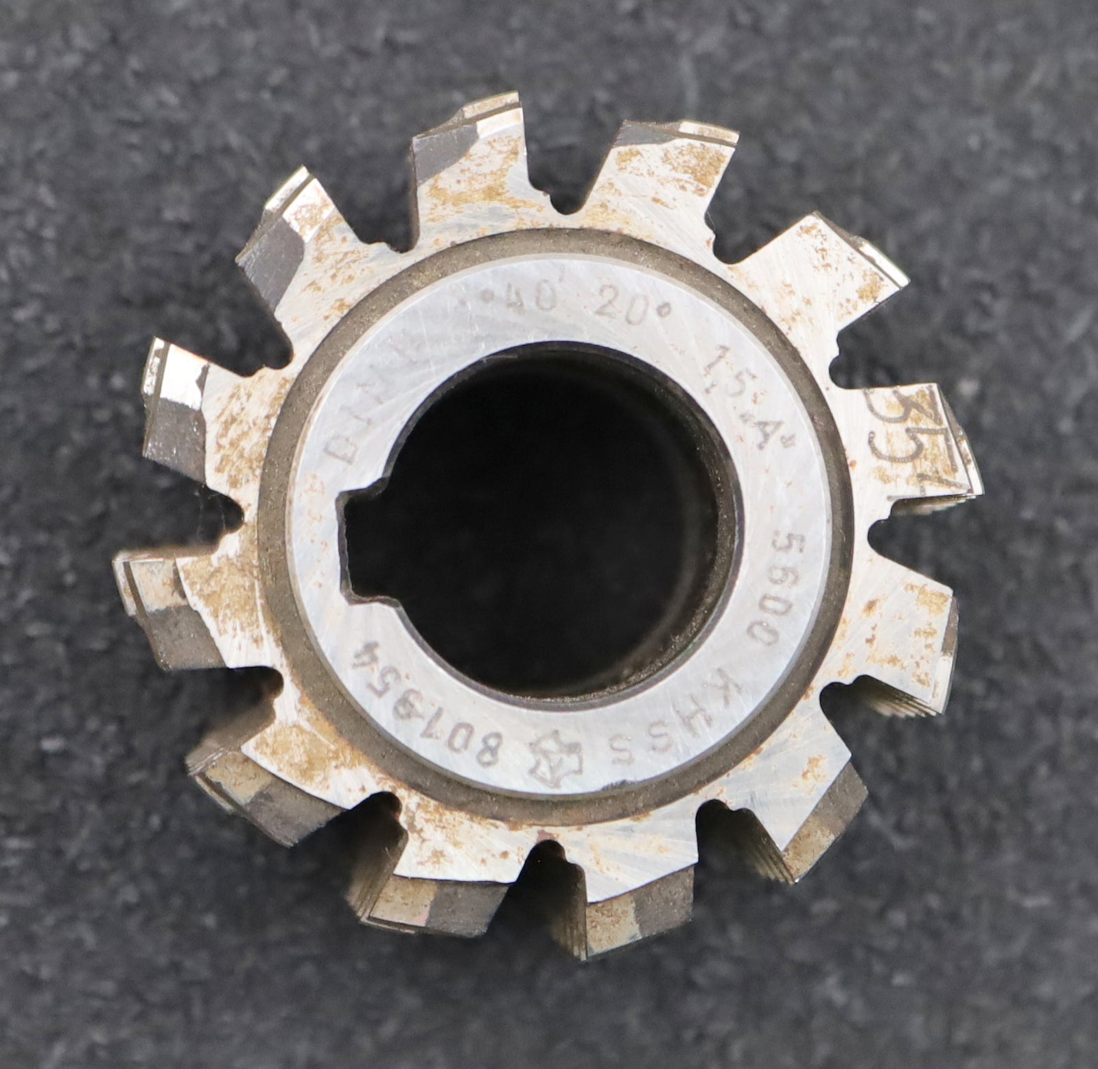 Bild des Artikels KLINGELNBERG-Zahnrad-Wälzfräser-m=-1,5mm-EGW-20°-BPII-nach-DIN-3972-Ø57x38xØ22mm