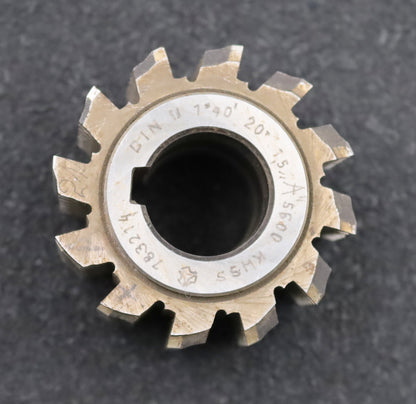 Bild des Artikels KLINGELNBERG-Zahnrad-Wälzfräser-m=-1,5mm-EGW-20°-BPII-DIN-3972-Ø57x38xØ22mm