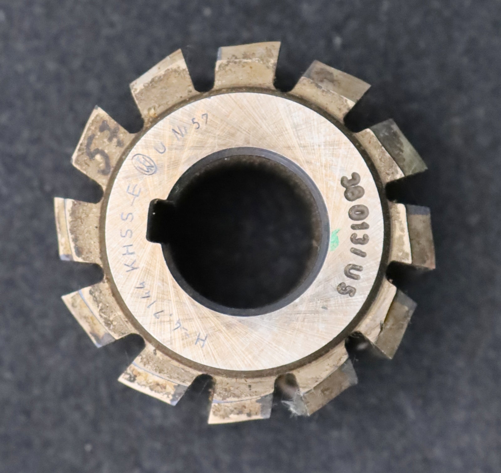 Bild des Artikels PWS-Zahnrad-Wälzfräser-m=-1,5mm-EGW-20°-BPIII-nach-DIN-3972-Ø56x39xØ22mm-LKN