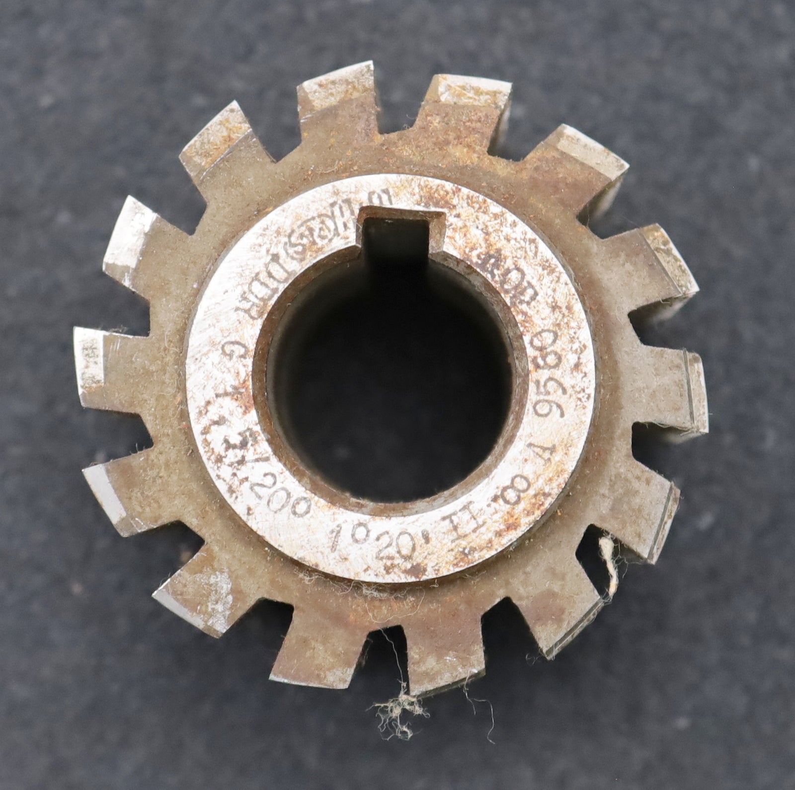 Bild des Artikels PWS-Zahnrad-Wälzfräser-m=-1,5mm-EGW-20°-BPII-DIN-3972-Ø71x58xØ27mm-mit-LKN