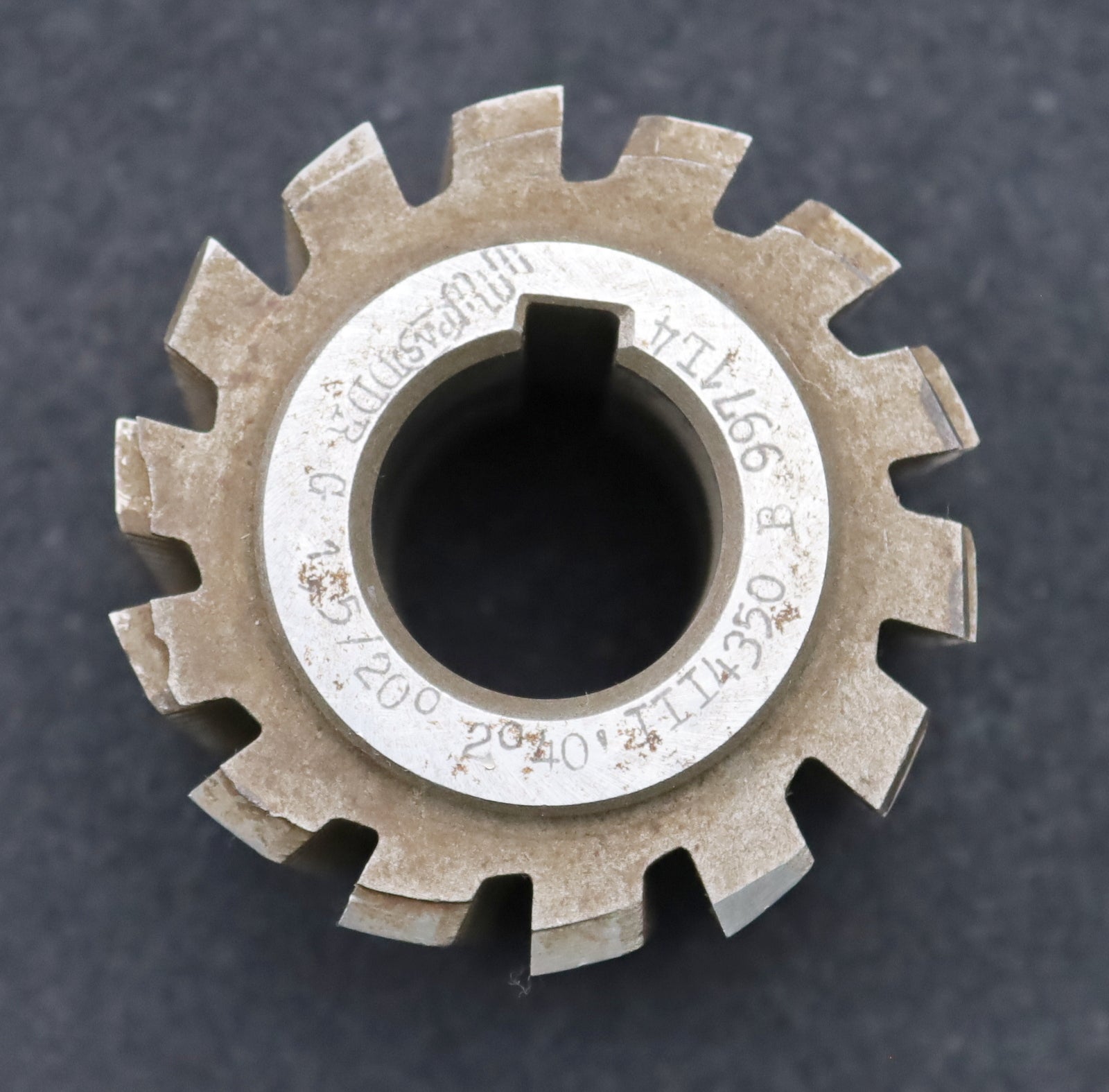 Bild des Artikels PWS-Zahnrad-Wälzfräser-m=-1,5mm-EGW-20°-BPIII-DIN-3972-LKN-Ø71x58xØ27mm