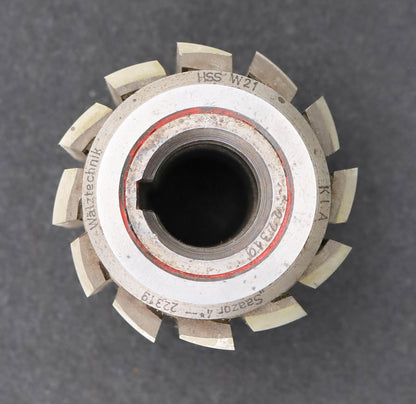 Bild des Artikels SAAZOR-Zahnrad-Wälzfräser-m=-1,75mm-EGW-20°-BPI-nach-DIN-3972-Ø80x91xØ27mm