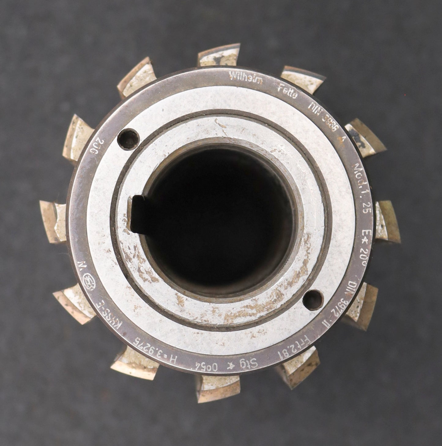 Bild des Artikels FETTE-Zahnrad-Wälzfräser-m=-1,5mm-EGW-20°-BPII-nach-DIN-3972-Ø80x110xØ32mm