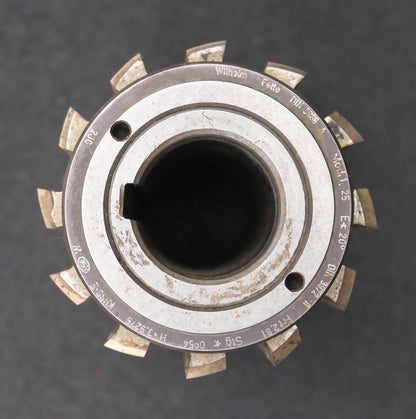 Bild des Artikels FETTE-Zahnrad-Wälzfräser-m=-1,5mm-EGW-20°-BPII-nach-DIN-3972-Ø80x110xØ32mm