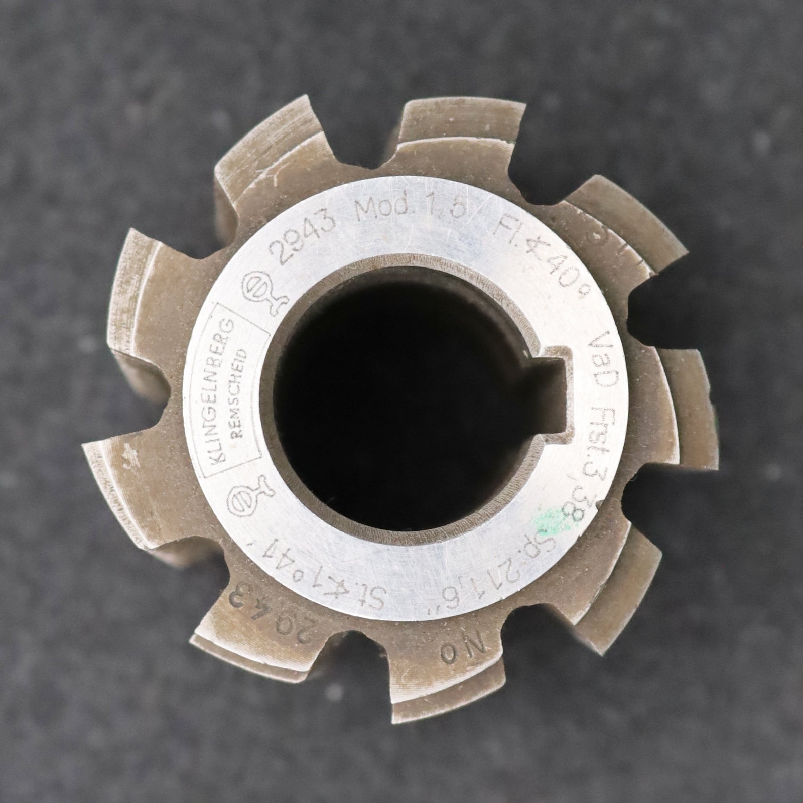 Bild des Artikels KLINGELNBERG-Zahnrad-Wälzfräser-m=-1,5mm-EGW-20°-BPIII-Ø54x58xØ22mm-DIN-3972