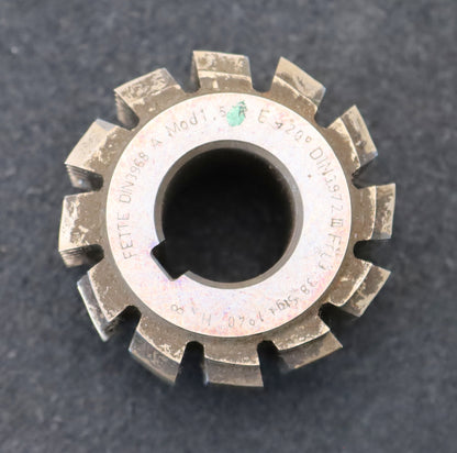 Bild des Artikels FETTE-Zahnrad-Wälzfräser-m=-1,5mm-EGW-20°-BPIII-nach-DIN-3972-Ø55x37xØ22mm
