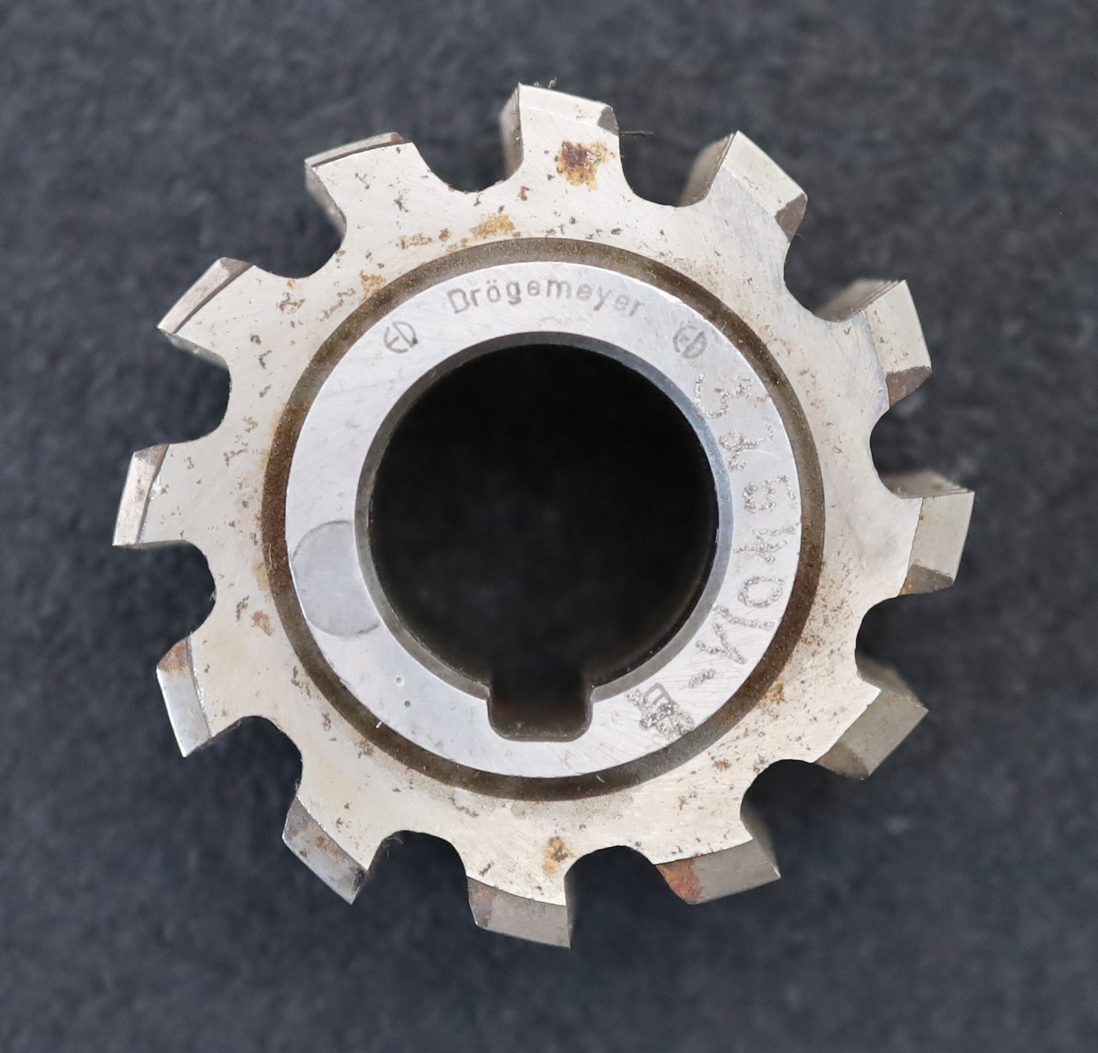 Bild des Artikels DROGEMEYER-Zahnrad-Wälzfräser-m=-1,5mm-EGW-20°-Ø55x39xØ22mm-mit-LKN-1gg.-Rechts