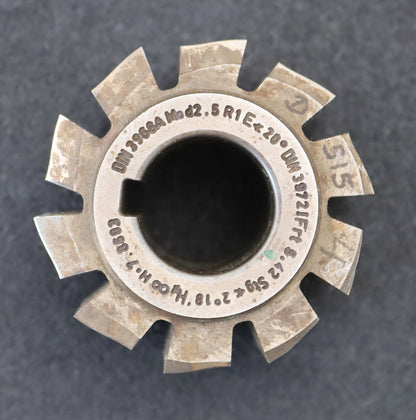 Bild des Artikels FETTE-Zahnrad-Wälzfräser-m=-2,5mm-EGW-20°-BPI-DIN-3972-Ø69x57xØ27mm-mit-LKN