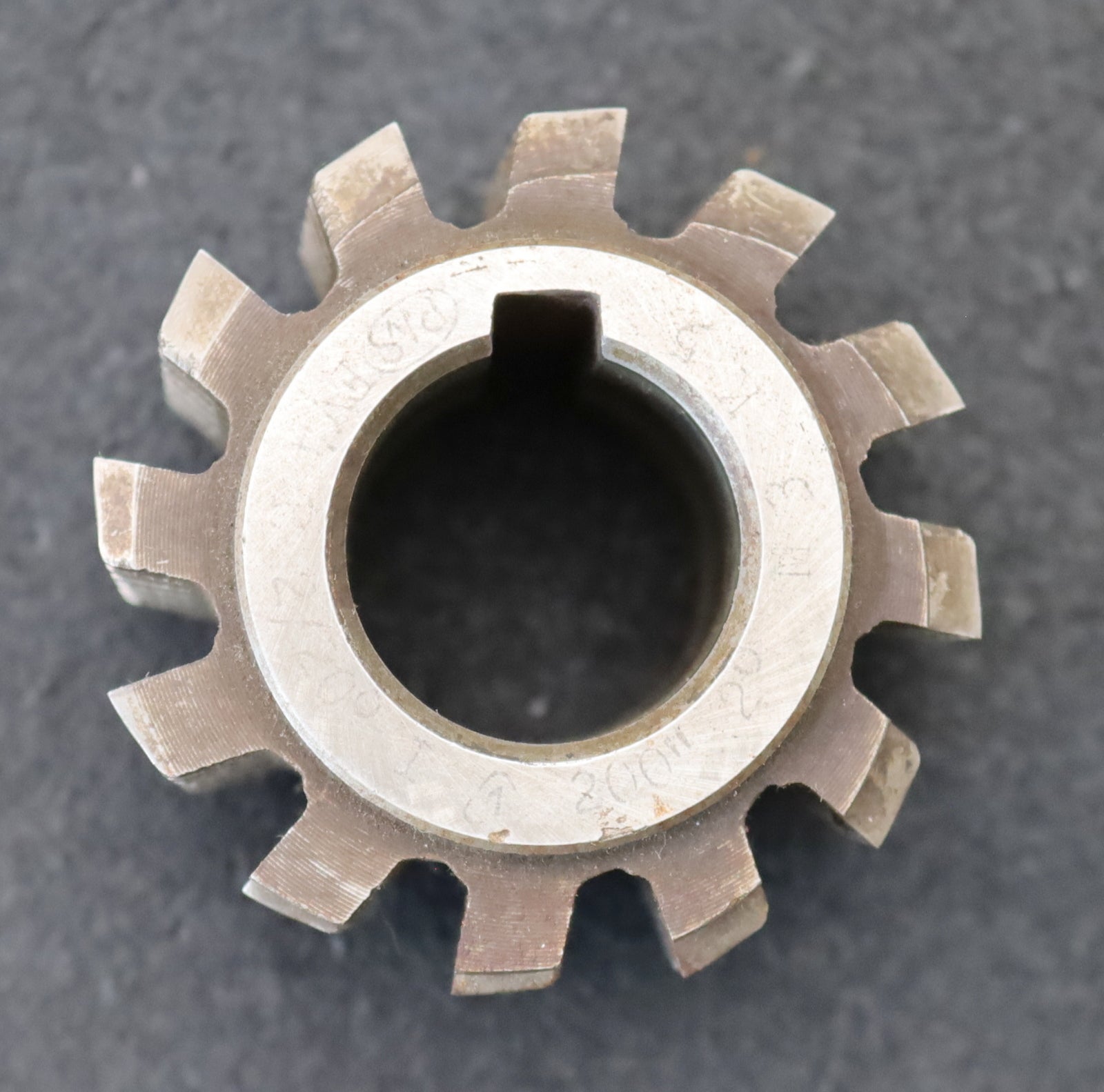 Bild des Artikels PWS-Zahnrad-Wälzfräser-m=-2,0mm-EGW-20°-BPII-nach-DIN-3972-Ø63x49xØ27mm-mit-LKN