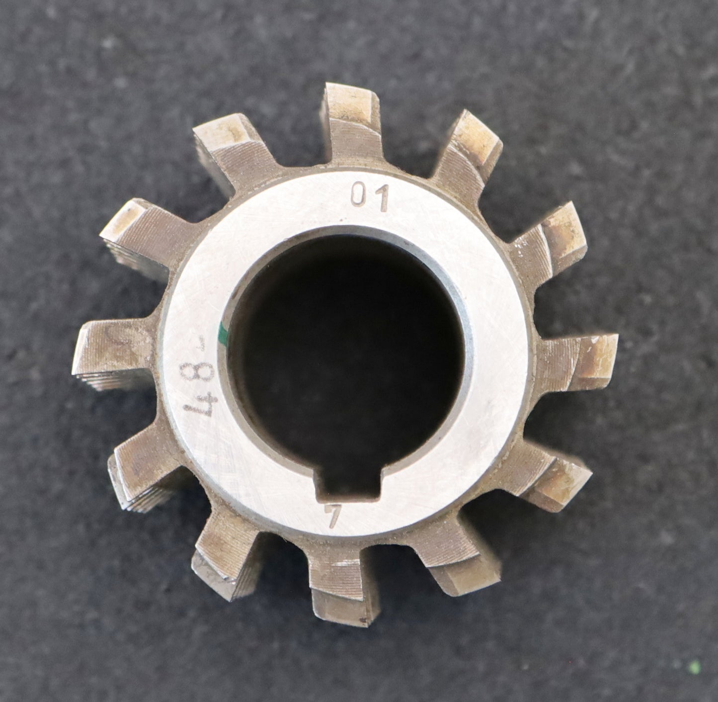 Bild des Artikels PWS-Zahnrad-Wälzfräser-m=-2,0mm-EGW-20°-BPII-DIN-3972-Ø63x49xØ27mm-LKN-1gg.-Re