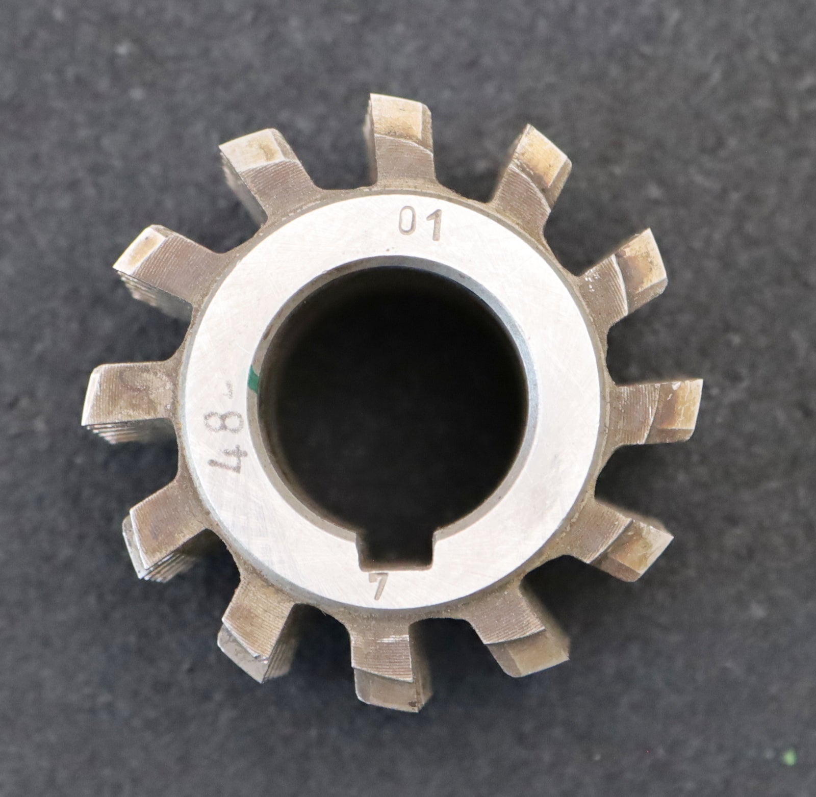 Bild des Artikels PWS-Zahnrad-Wälzfräser-m=-2,0mm-EGW-20°-BPII-DIN-3972-Ø63x49xØ27mm-LKN-1gg.-Re