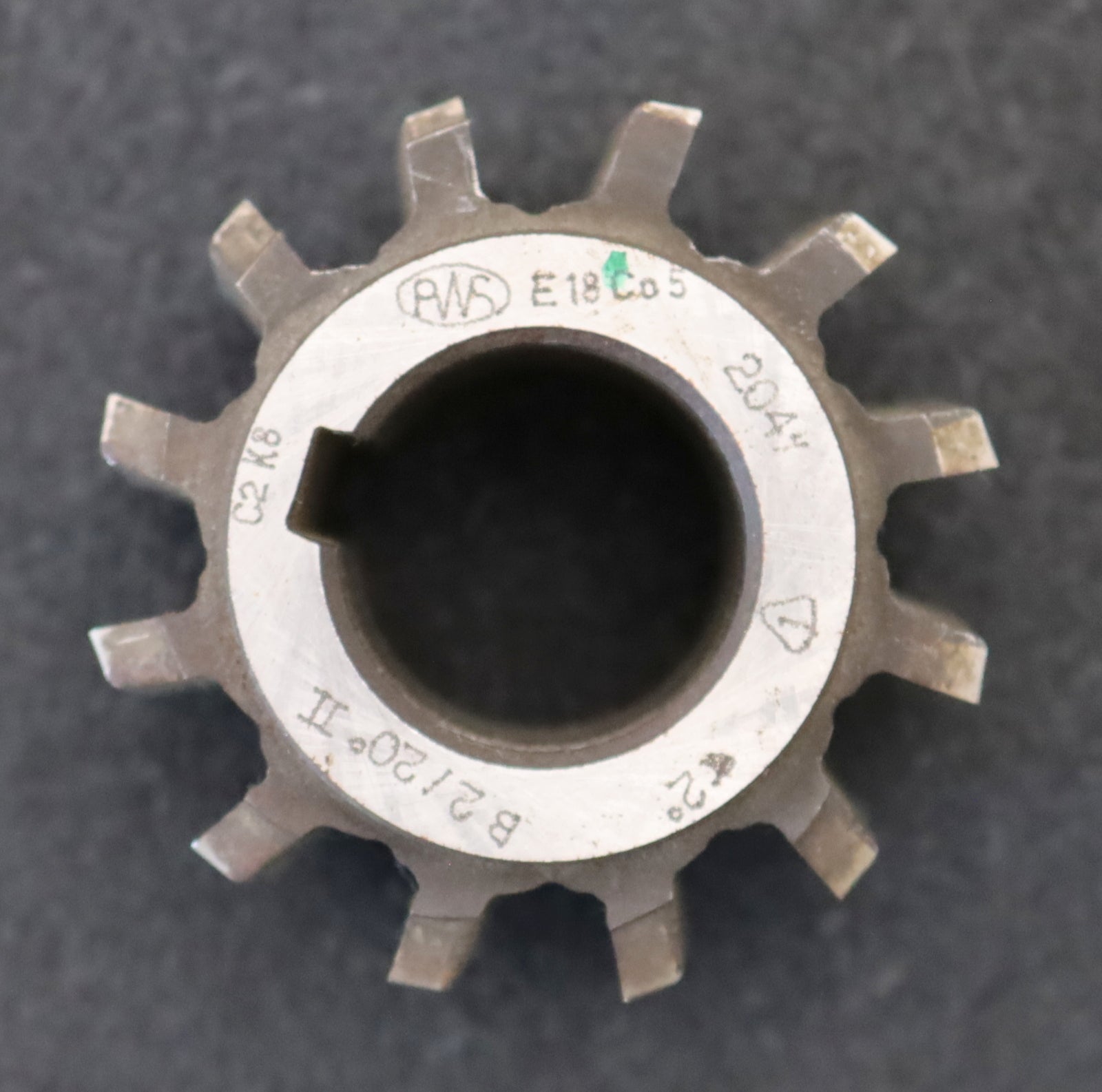 Bild des Artikels PWS-Zahnrad-Wälzfräser-m=-2,0mm-EGW-20°-BPII-DIN-3972-Ø63x49xØ27mm